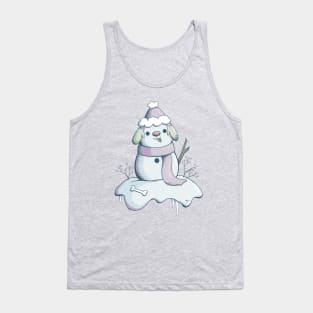 Winter Snow Pup Tank Top